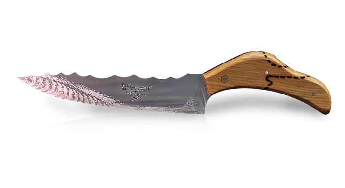 Couteau de cuisine en mélèze